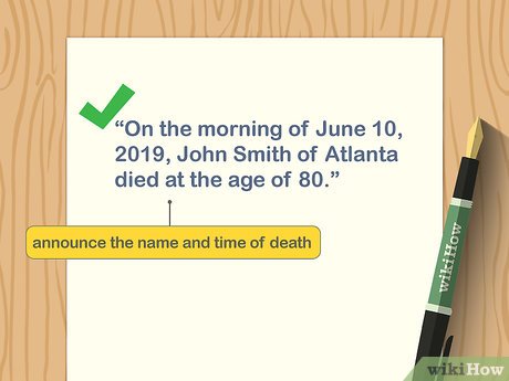How to Write an Obituary Picture 4