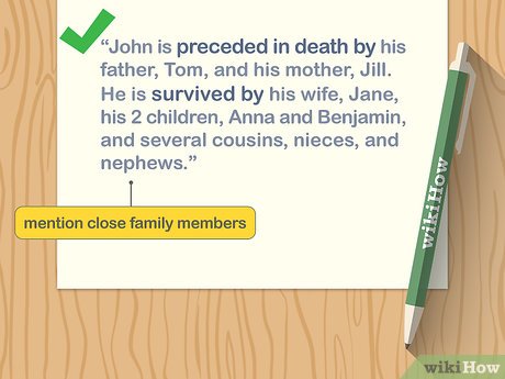 How to Write an Obituary Picture 7