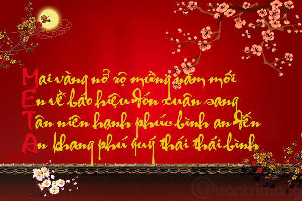 How to write calligraphy for writing sentences, 2019 Tet wishes Picture 8