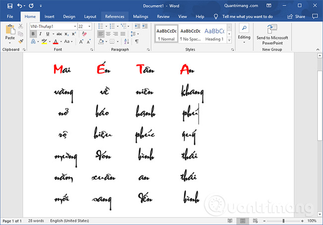 How to write calligraphy for writing sentences, 2019 Tet wishes Picture 9