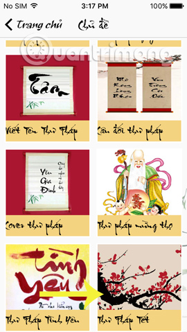 How to write calligraphy letters on iPhone with Calligraphy Online Picture 2