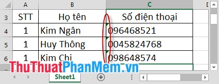 How to write leading zeros in Excel Picture 1