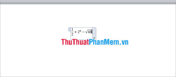How to write mathematical formulas in Word 2010 Picture 19