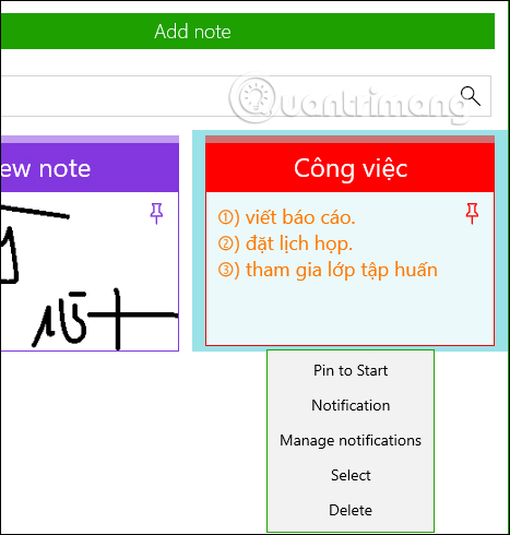 How to write notes on Easy Sticky Notes Pro Windows 10 Picture 5