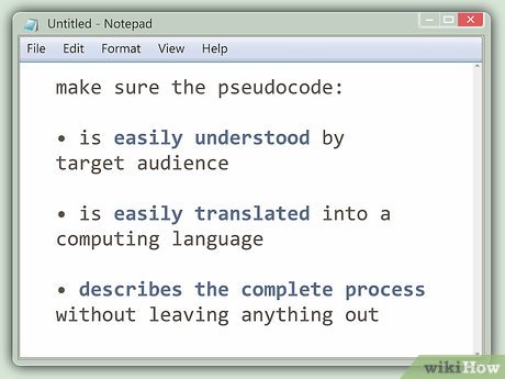Picture 15 of How to Write Pseudocode