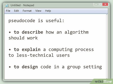Picture 2 of How to Write Pseudocode