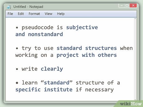 Picture 3 of How to Write Pseudocode