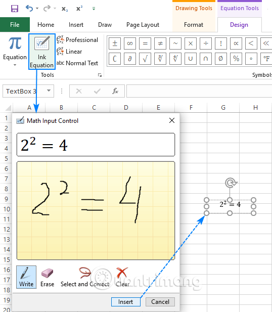 How to write the above index, below index in Excel Picture 16