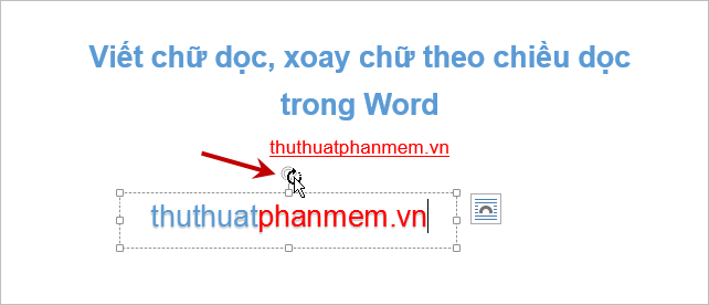 How to write vertically, rotate text vertically in Word Picture 6