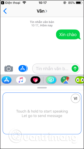 How to write voice messages on iPhone with Heya Picture 10