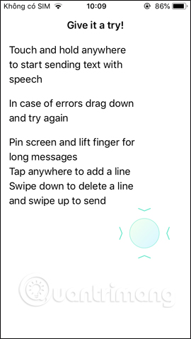 How to write voice messages on iPhone with Heya Picture 2