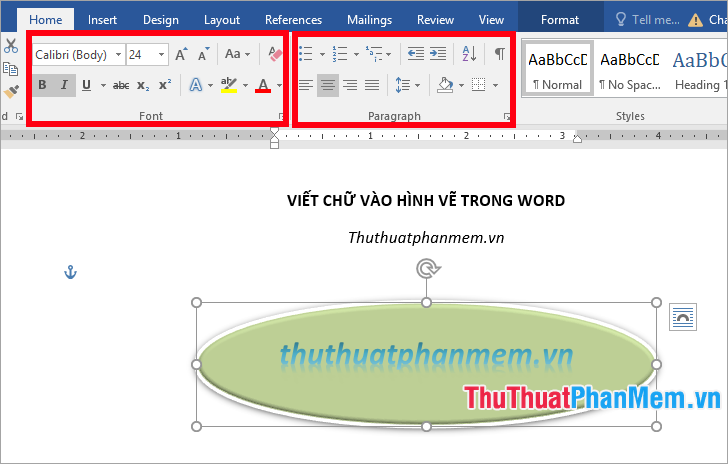 How to write words on drawings in Word Picture 8