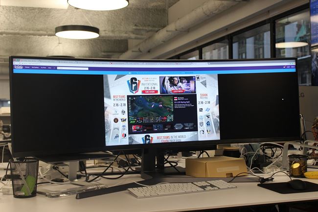 How will websites, YouTube and apps show up on this super-wide screen with this 32: 9 ratio? Picture 28