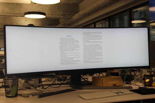 How will websites, YouTube and apps show up on this super-wide screen with this 32: 9 ratio? Picture 31