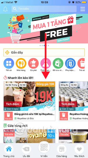 Hunting 19K milk tea with Sen Point application Picture 1