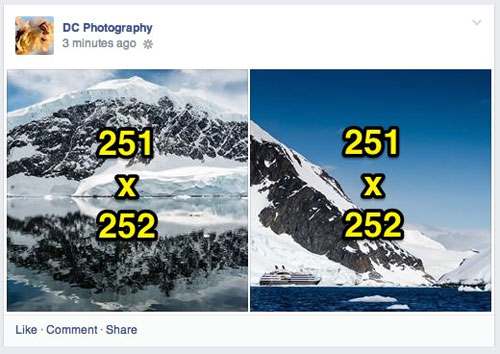 Ideal photo sizes on Facebook Picture 13