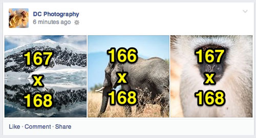 Ideal photo sizes on Facebook Picture 16
