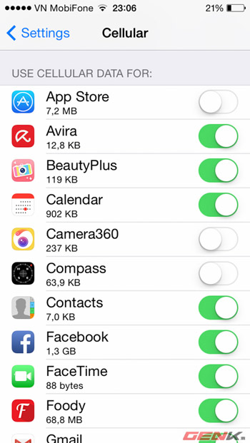 Identify applications that use a lot of 3G resources and how to restrict them Picture 6