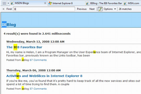 IE8's new disability support feature Picture 4