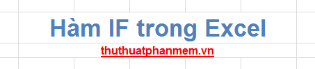 IF function in Excel Picture 1