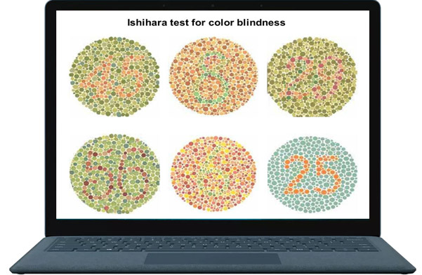 If you can't see the number in the picture you may be color blind, turn on this mode of Windows 10 Picture 1