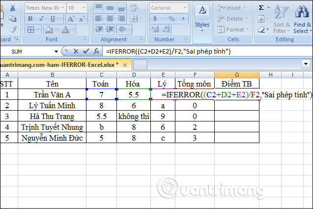 IFERROR function in Excel, formulas, and usage Picture 4