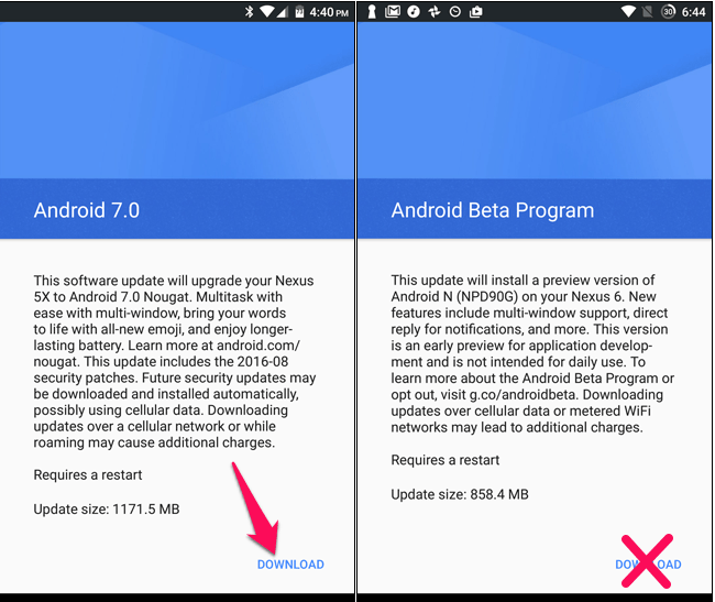 Ignore the 'wait' phase, here is how to upgrade Nexus to Android Nougat right away Picture 3