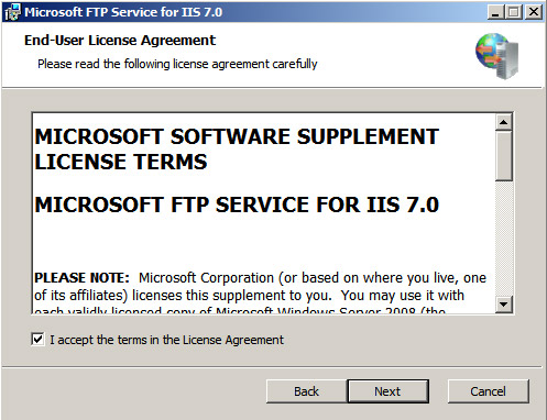 IIS 7.0 - FTP Publishing Service - Part 1: Installation Picture 2