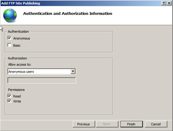 IIS 7.0 - FTP Publishing Service - Part 2: Configuration Picture 12