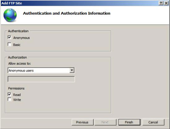 IIS 7.0 - FTP Publishing Service - Part 2: Configuration Picture 6