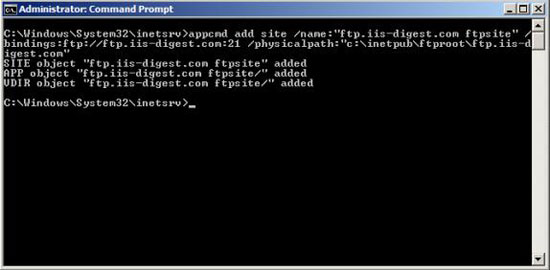 IIS 7.0 - FTP Publishing Service - Part 2: Configuration Picture 9