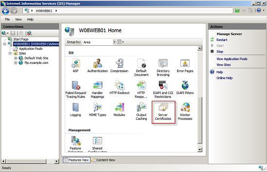 IIS 7.0 - FTP Publishing Service - Part 3: Security for an FTP site Picture 3