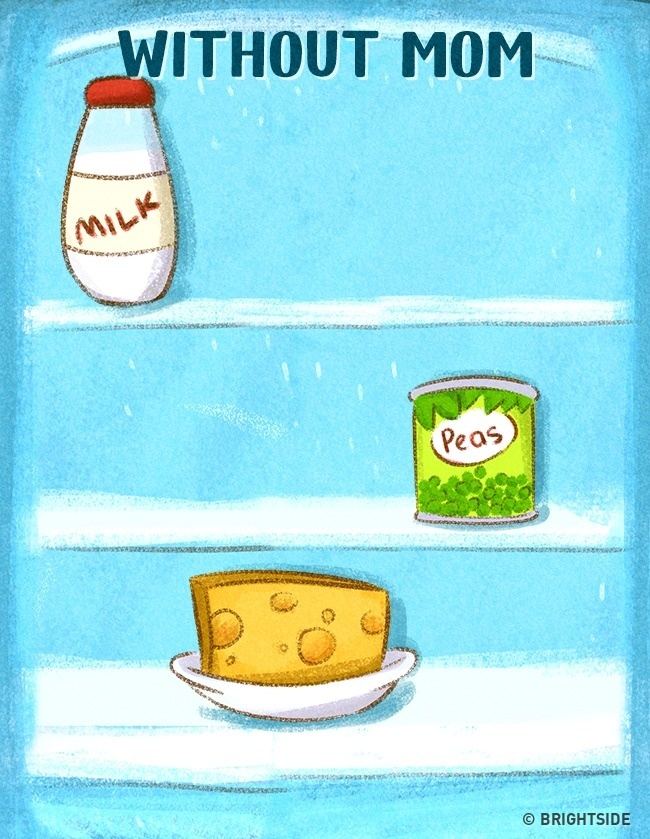 Illustrative series 'How much we need moms' Picture 16