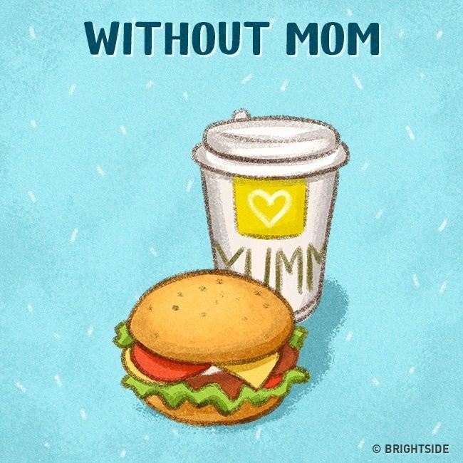 Illustrative series 'How much we need moms' Picture 4