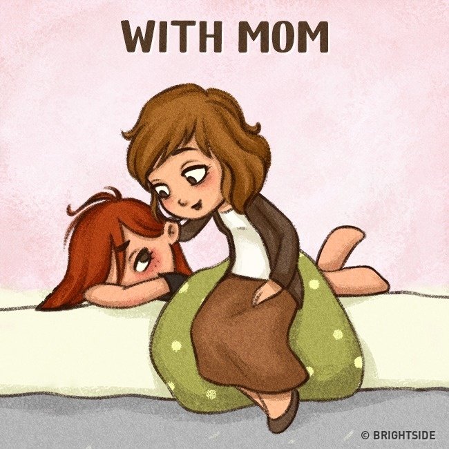 Illustrative series 'How much we need moms' Picture 5