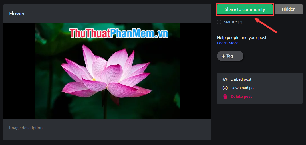 Imgur Manual - The best online photo sharing tool Picture 19