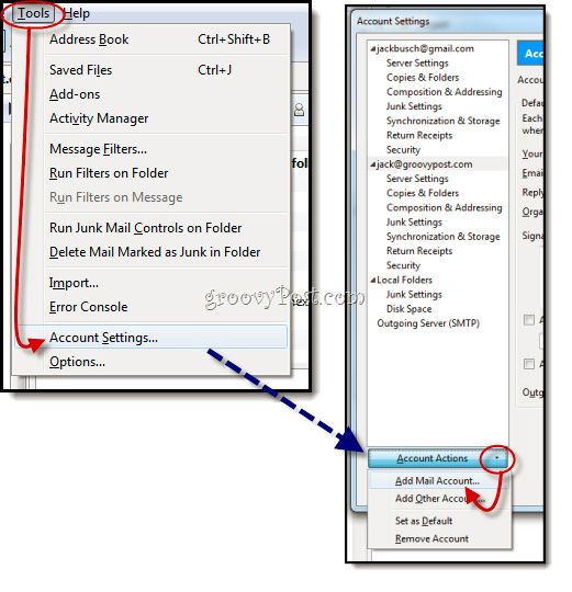Import email from Gmail to Google App using Outlook, Thunderbird Picture 6