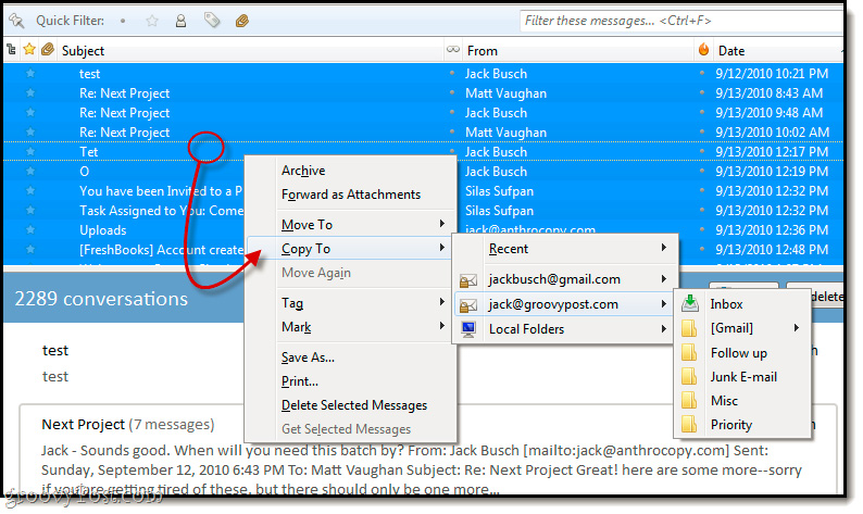 Import email from Gmail to Google App using Outlook, Thunderbird Picture 9