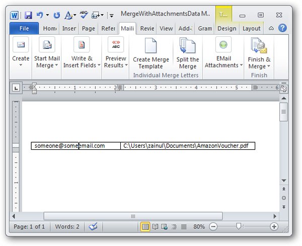 Improved email performance with the Microsoft Word Mail Merge feature Picture 33
