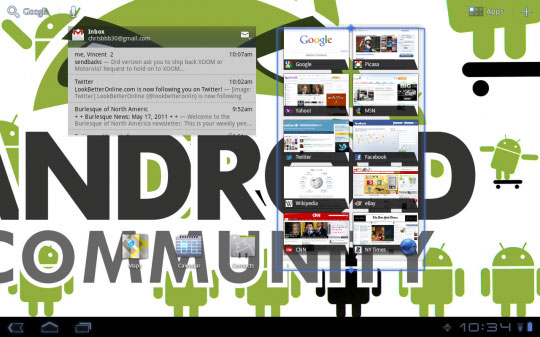 Improvements in Android version 3.1 Picture 4