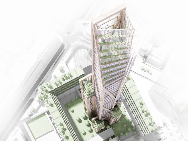 In the future, Wood is the only material to build skyscrapers, not concrete or steel Picture 9