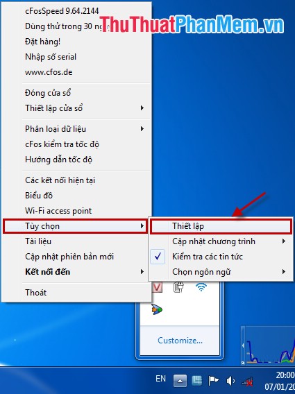 Increase internet speed with cFosSpeed ​​software Picture 8