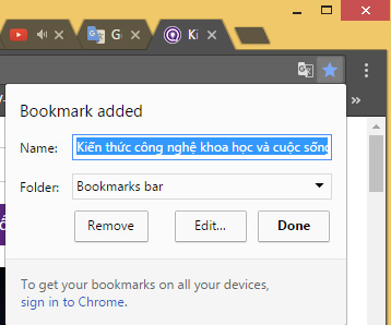 Increase the space on your browser's bookmark bar by saving only the website icon Picture 2