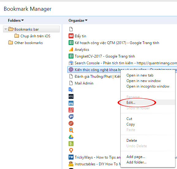 Increase the space on your browser's bookmark bar by saving only the website icon Picture 6