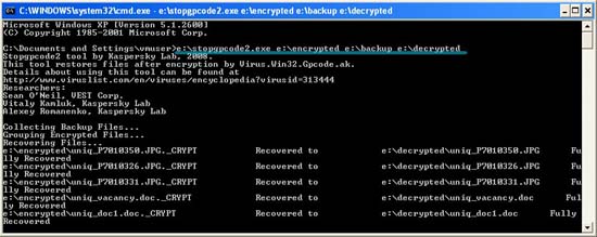 Information about Gpcode.ak virus Picture 13