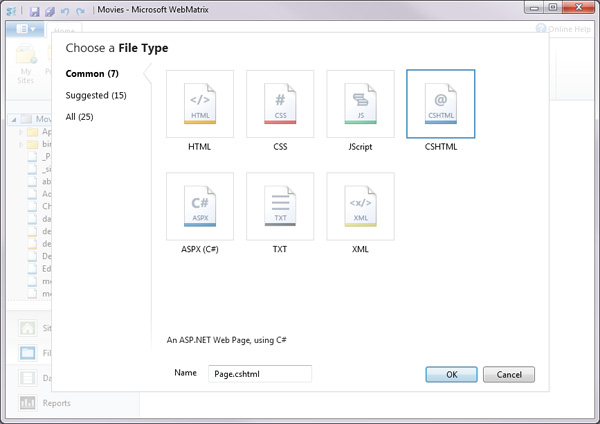 Initially learn about WebMatrix Picture 12