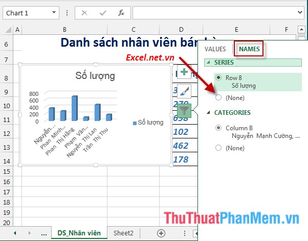 Insert and edit charts in Excel Picture 9