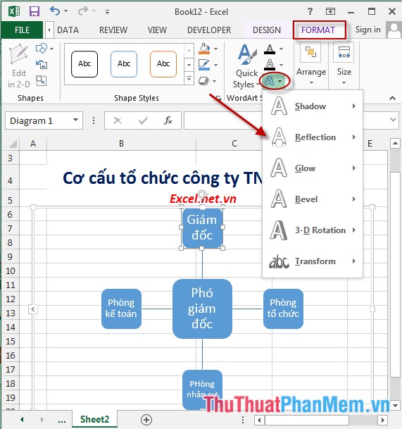Insert and edit flowcharts (SmartArt) in Excel Picture 7