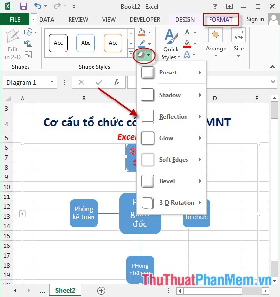 Insert and edit flowcharts (SmartArt) in Excel Picture 8