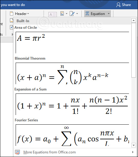 Insert brackets in Word, Excel Picture 8